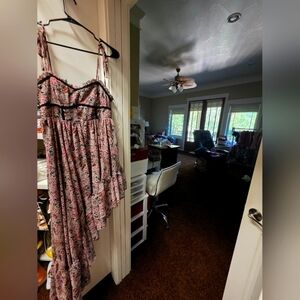 Floral Asymmetrical Dress
